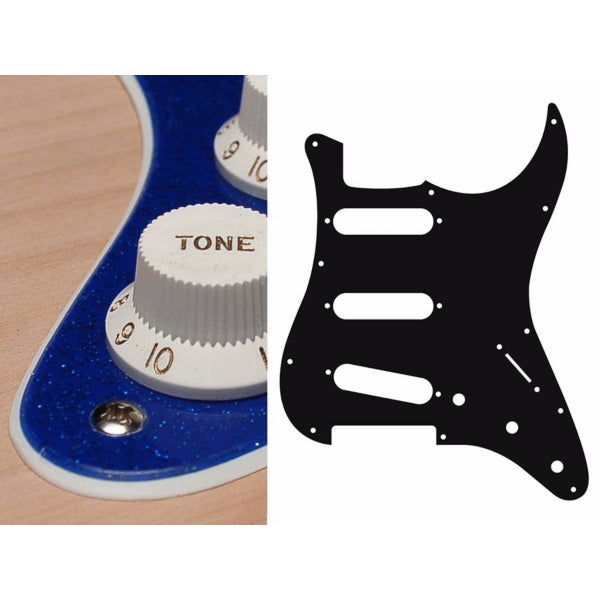 Boston ST-213 Pickguard Strat - Sparkling Blue