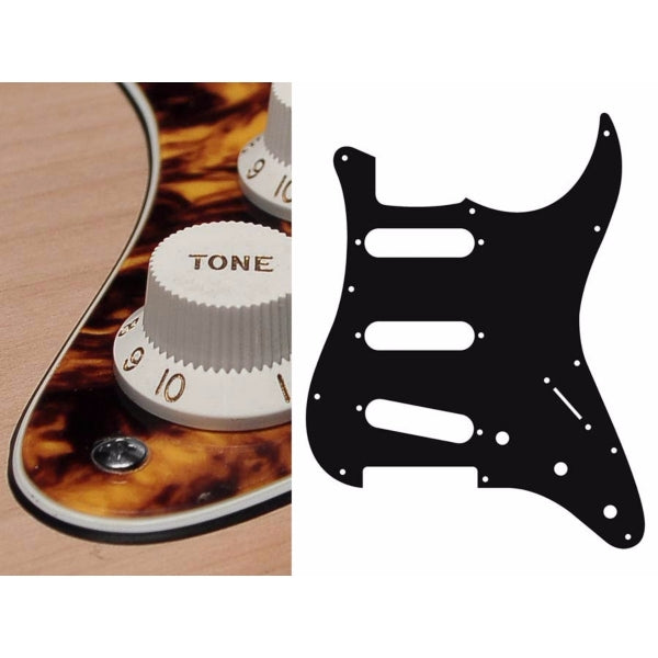 Boston ST-313 Pickguard Strat - Marble Yellow