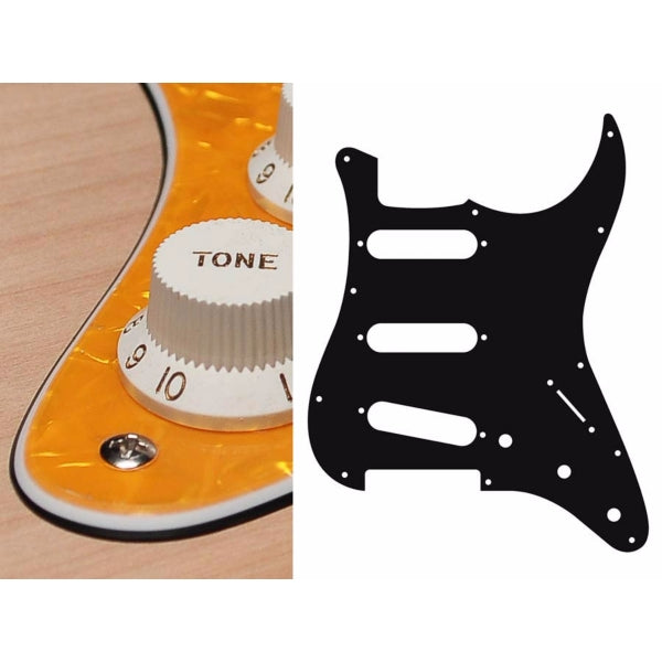 Boston ST-313 Pickguard Strat - Pearl Yellow