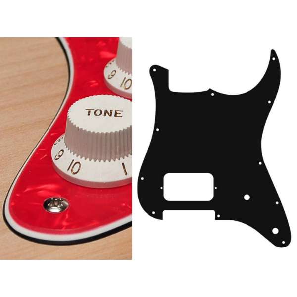 Boston ST-344 Pickguard Strat - Pearl Red