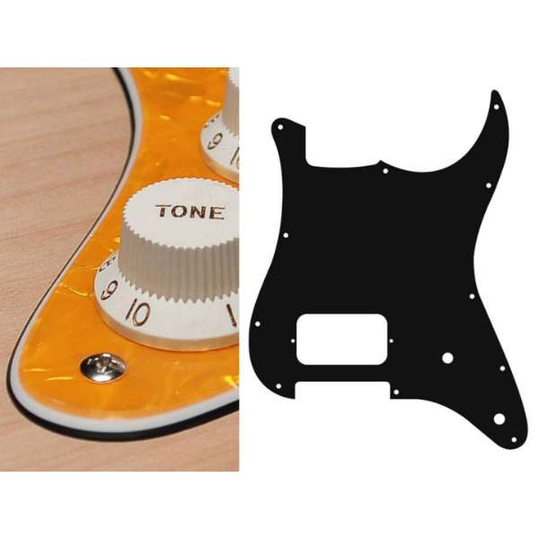 Boston ST-344 Pickguard Strat - Pearl Yellow