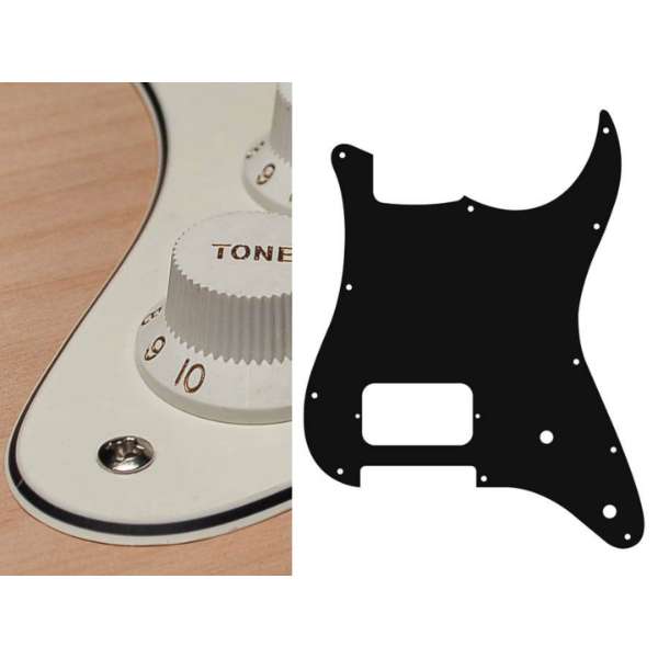 Boston ST-344 Pickguard Strat - Vintage White