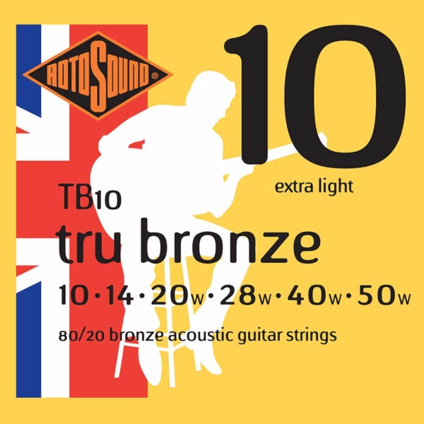 Rotosound TB10 Tru Bronze - Extra Light 10-50