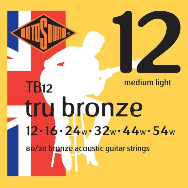 Rotosound TB12 Tru Bronze - Medium Light 12-54