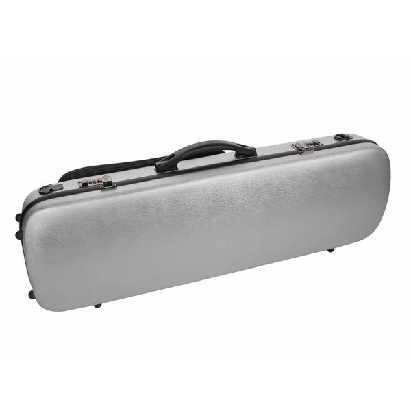 Leonardo Student Series Violin Case 4/4 - Brushed Silver