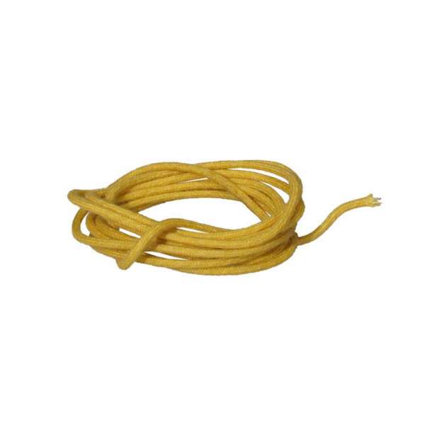 Boston Cloth Covered Wire Vintage Style 1 m - Yellow